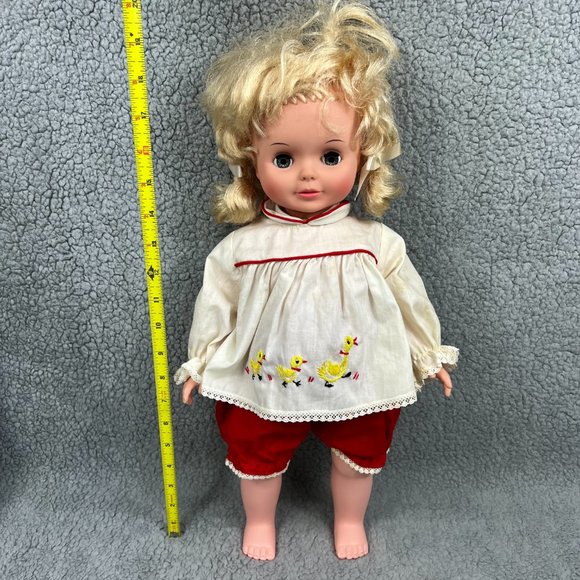 Smartypants Doll 18" Talking Baby Girl Toy Figure Blonde 1971 Topper Vintage 3 - Picture 11 of 12